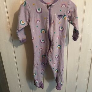 Tuffy 6m Purple rainbow zip up sleeper